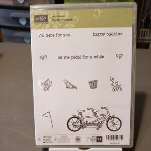 Stampin' Up! 'PEDAL PUSHER' Photopolymer Stamp Set (Used)